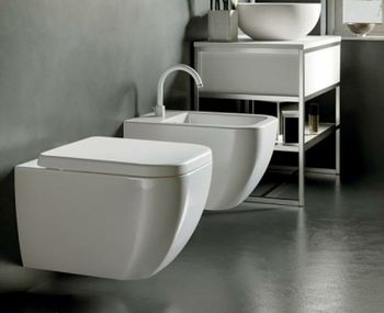 Унитаз Hatria Bianca Y3AK01 подвесной без сиденья — фото 2, Подвесные унитазы