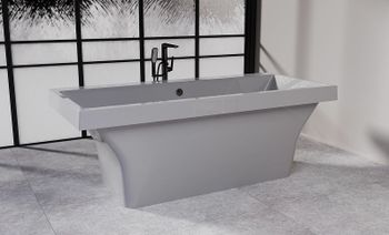 Ванна из искусственного камня Astra Form Капри 180х80 01010034 без гидромассажа — фото 5, Ванны из искусственного камня