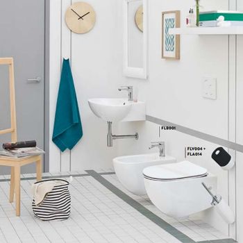 Унитаз Artceram File 2.0 FLV004 05 30 подвесной Белый матовый без сиденья — фото 5, Подвесные унитазы