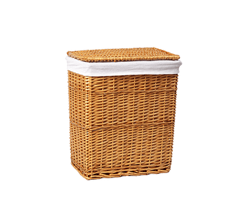 Ammer WB-370-M Плетеная корзина для белья с крышкой — фото 1, Корзины для белья