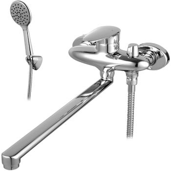 Смеситель для ванны Lemark Status LM4417C универсальный Хром — фото 1, Смеситель для ванны