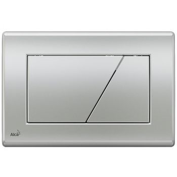 Клавиша смыва Alcaplast M172 Хром матовая — фото 1, Кнопки смыва