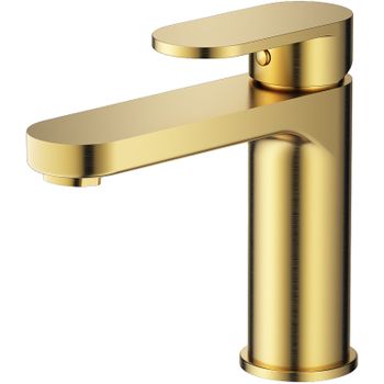 Смеситель для раковины Raglo R50.10.23 Золото матовое — фото 1, Смесители для раковины