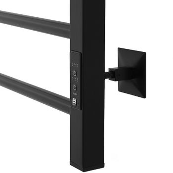 Электрический полотенцесушитель Energy Relo 600x400 EETR0RELO06040R905M Черный матовый — фото 5, Электрические полотенцесушители