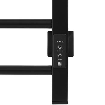 Электрический полотенцесушитель Energy Relo 600x400 EETR0RELO06040R905M Черный матовый — фото 4, Электрические полотенцесушители