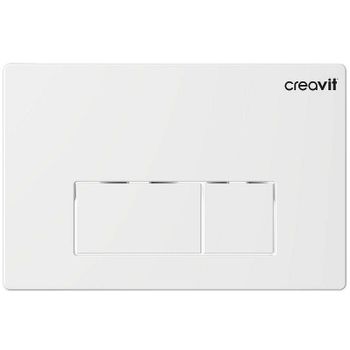 Клавиша смыва Creavit Arc GP8001.00 Белая — фото 1, Кнопки смыва