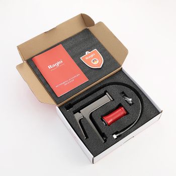 Смеситель для раковины Raglo R51.10.09 Графит матовый — фото 2, Смесители для раковины