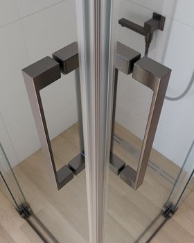 Душевой уголок CEZARES SLIDER-AH-2-90/100-100/110-C-GM — фото 4, Душевые уголки