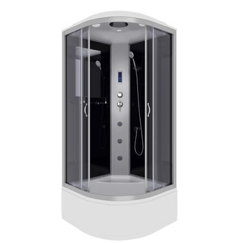 Душевая кабина Niagara Classic NG-2508-14F (90х90х215) высокий поддон(40см),стекло тонированное,4 ме — фото 2, Душевые кабины