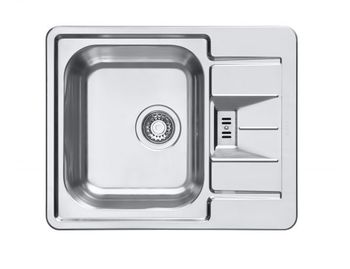 Мойка для кухни LINE MAXIM 50 FS SAT 90 615X505 в компл. с сифоном 1127257 — фото 1, Кухонные мойки