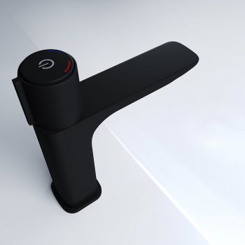 Смеситель для раковины Iddis Slide SLIBLBTi01 Черный — фото 4, Смесители для раковины