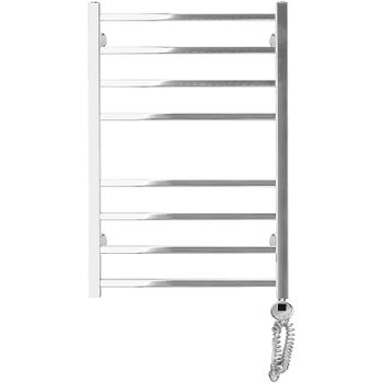 Электрический полотенцесушитель Domoterm Квадро П8 500x800 ER Хром — фото 1, Электрические полотенцесушители