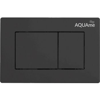 Клавиша смыва AQUAme AQM4102B Черная — фото 1, Кнопки смыва