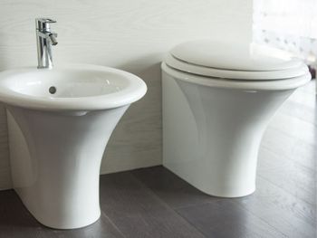 Биде Hatria Sculture YR42 Белое — фото 2, Биде напольные