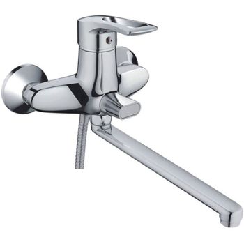 Смеситель для ванны Haiba HB2266 универсальный Хром — фото 1, Смеситель для ванны