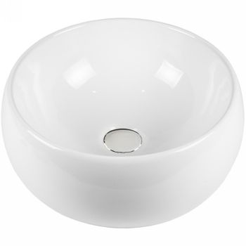 Раковина-чаша Bond 39 S52-390 Белая глянцевая — фото 1, Раковины накладные