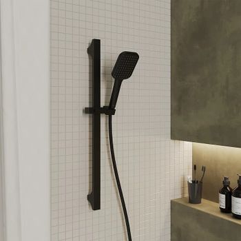 Ручной душ Milardo Ideal Spa 1F ILS1FBSM18 Черный матовый — фото 6, Лейки для душа