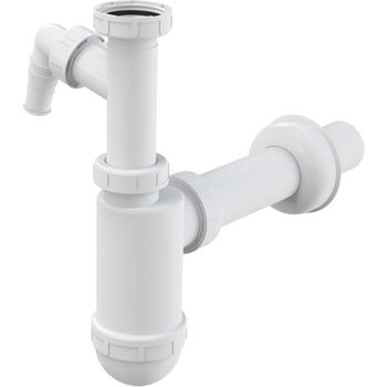 Сифон для раковины Alcaplast A43P Белый — фото 1, Сифоны для раковины