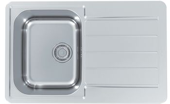 Мойка для кухни LINE MAX 80 SAT-90 790x500 в комплекте с сифоном 1130551 — фото 1, Кухонные мойки