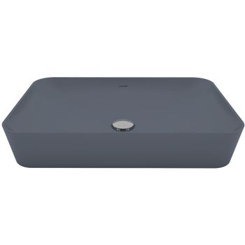 Раковина-чаша Creavit Ultra 60 UL060-00BM00E-0000 Базальт — фото 1, Раковины накладные