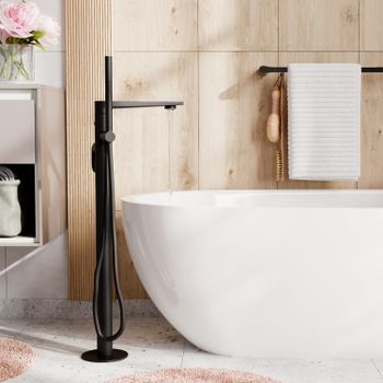 Elbe 7421 Смеситель напольный для ванны — фото 2, Смесители напольные