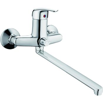 Смеситель для ванны Rush Corsica CO4240-51 универсальный Хром — фото 1, Смеситель для ванны