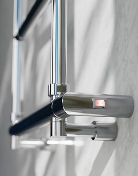 Электрический полотенцесушитель Margaroli Sereno 582-4 BOX 5823204CRNB Хром — фото 8, Электрические полотенцесушители