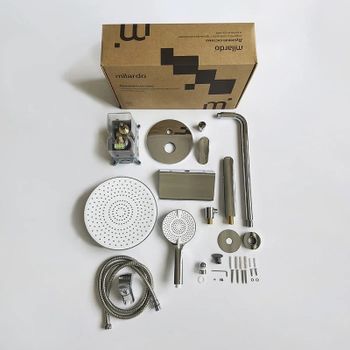 Душевая система Milardo Rora RORSB03M68 Хром — фото 6, Встраиваемые душевые комплекты