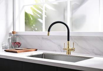 Смеситель для кухни Lemark Comfort LM3075B Бронза Черный — фото 2, Смесители для кухни