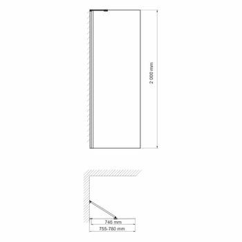 Aller 10H06-RP80 Обратная панель — фото 5, Боковые стенки