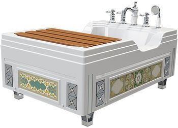 Акриловая ванна Radomir Тахарат 120х80 1-01-0-0-1-166 Белая — фото 5, Акриловые ванны