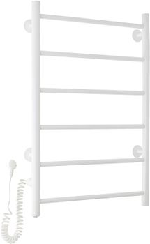 Электрический полотенцесушитель Domoterm Классик DMT 109-6 50x80 EK L Белый матовый — фото 4, Электрические полотенцесушители