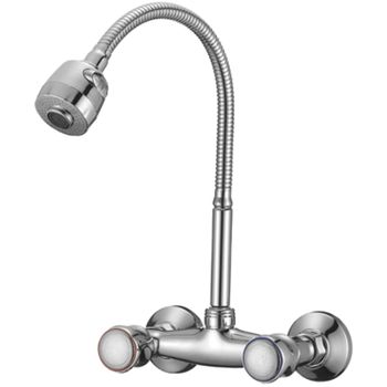 Смеситель для кухни D-Lin D142811-T Хром — фото 1, Смесители для кухни