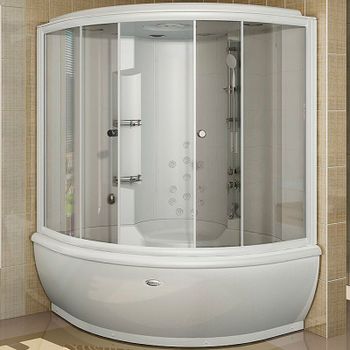 Душевой бокс Radomir Калифорния 155x155 1-04-1-0-0-0770 без гидромассажа — фото 1, Душевые боксы