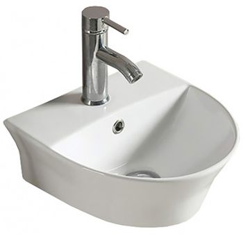 Раковина CeramaLux 55 78370С Белая — фото 1, Мини-раковины