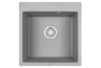 Товар: Granula-5102, АЛЮМИНИУМ, кухонная мойка, кварц - фото 1 Granula-5102, АЛЮМИНИУМ, кухонная мойка, кварц — фото 1, Кухонные мойки