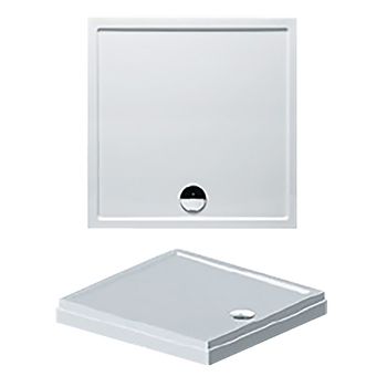 Акриловый поддон для душа Riho Davos 249 80x80 D002005005 (DA5700500000000) Белый без антискользящег — фото 2, Акриловые душевые поддоны