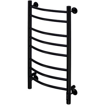 Электрический полотенцесушитель Comfysan Noumi EC-8 80x40 013776 Черный матовый — фото 1, Электрические полотенцесушители