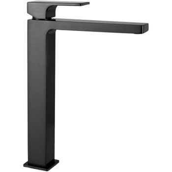 Смеситель для раковины Remer Absolute AU11LCFP Черный брашированный хром — фото 1, Смесители для раковины