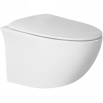Унитаз Bond F05-10 подвесной Белый с сиденьем Микролифт — фото 1, Подвесные унитазы
