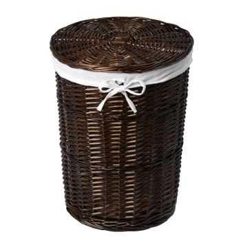 Elbe WB-740-M Плетеная корзина для белья с крышкой — фото 7, Корзины для белья