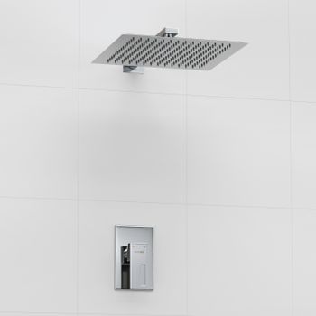 A12119 Встраиваемый комплект для душа с верхней душевой насадкой — фото 1, Встраиваемые душевые комплекты