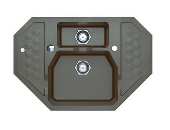 Мойка для кухни SENSUAL 30 GRANITAL+ TWILIGHT-G05M 850x520x200; 1x с сифоном 1101462, — фото 1, Кухонные мойки