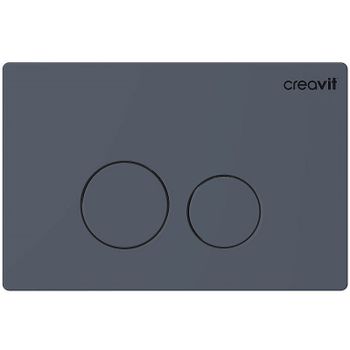 Клавиша смыва Creavit Terra GP9002.05 Базальт — фото 1, Кнопки смыва
