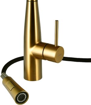 Смеситель для кухни Raiber Graceful RPG-011 Золото матовое — фото 2, Смесители для кухни