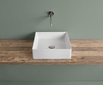 Раковина Artceram Scalino 38 SCL001 01 00 Белая — фото 3, Раковины накладные