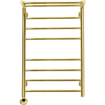 Электрический полотенцесушитель Domoterm Медея с/п П8 500x800 EL с полкой Золото — фото 1, Электрические полотенцесушители