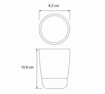 Isen K-2128 Стакан для зубных щеток — фото 4, Стаканы для зубных щеток
