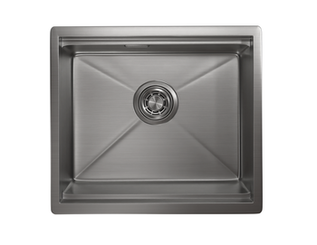 Granula-KS-5045U, СТАЛЬ САТИН, стальная кухонная мойка KITCHEN SPACE — фото 1, Кухонные мойки