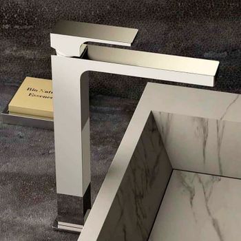 Смеситель для раковины Remer Absolute AU11L Хром — фото 3, Смесители для раковины